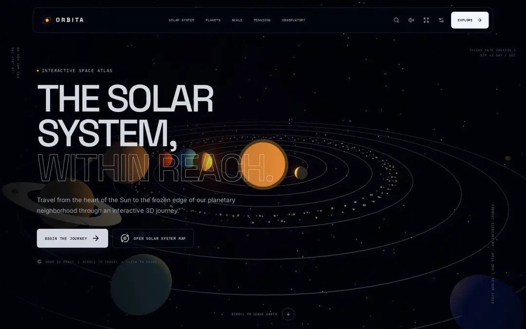 Screenshot of ORBITA