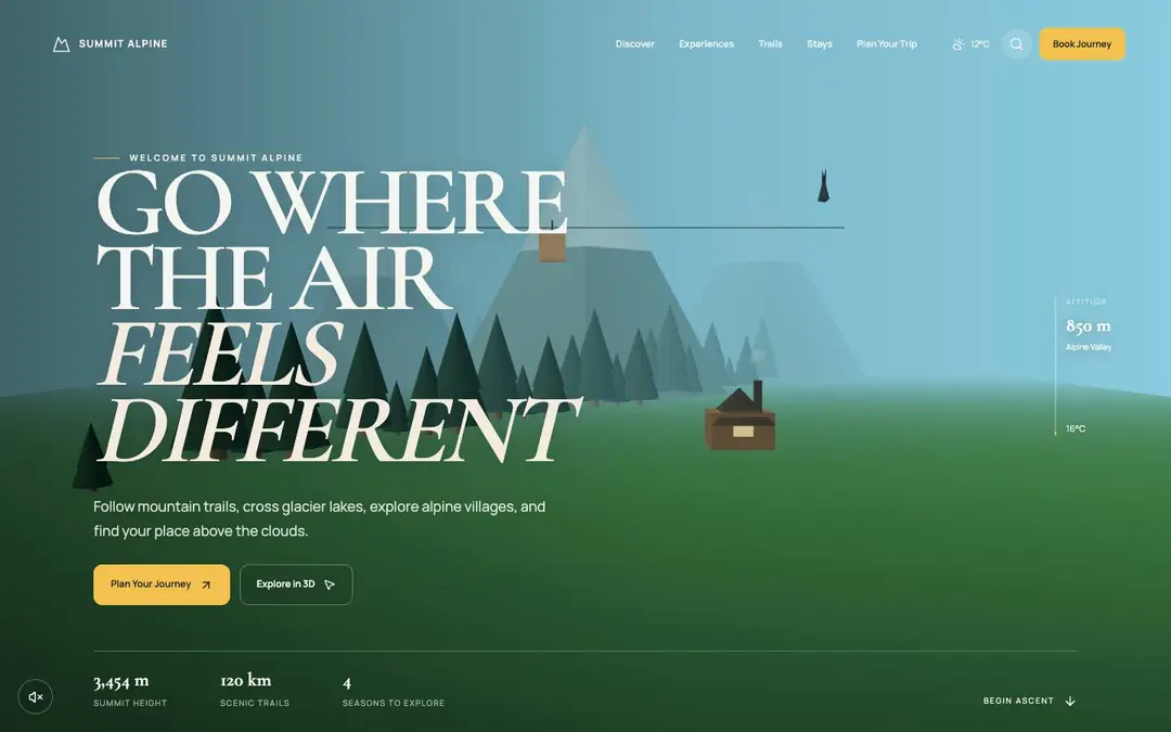 Screenshot of Summit Alpine