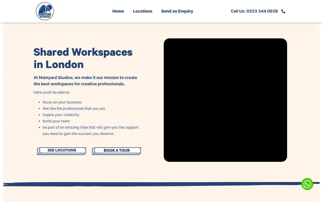 Screenshot of Mainyard Studios