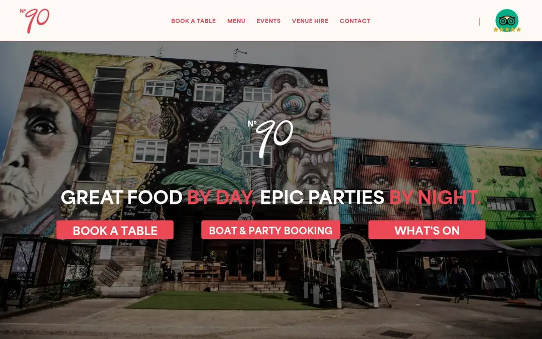 Screenshot of Number 90 Bar