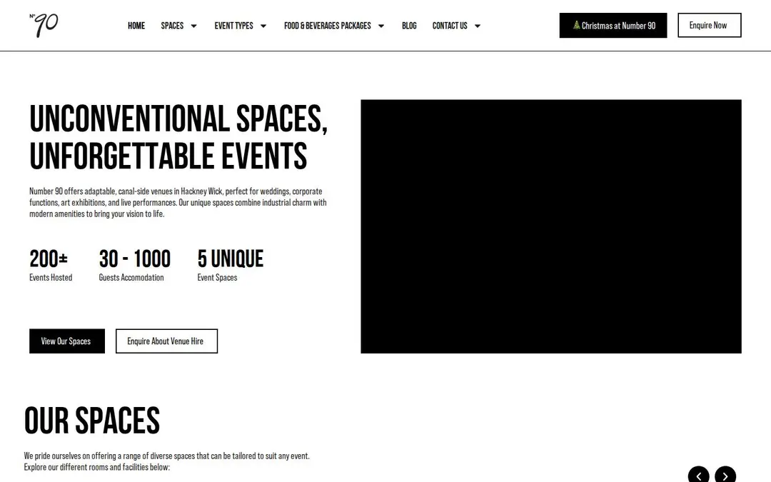 Screenshot of Studio 9294 / Number 90 Corporate