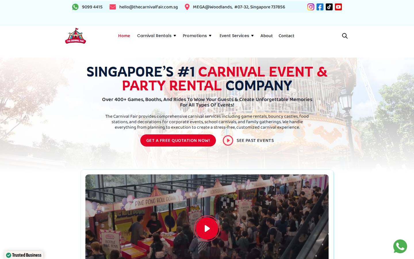 Screenshot of The Carnival Fair
